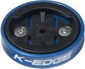K-Edge Gravity Top Cap Mount Garmin Edge Fahrradcomputer Halterung blau