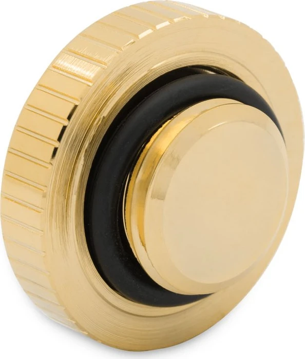 EK Water Blocks Quantum Line EK-Quantum Torque Plug mit Logo, G1/4", gold