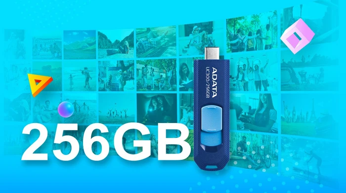 ADATA UC300 USB-C 32GB blau, USB-C, USB 3.2 Gen 1×1