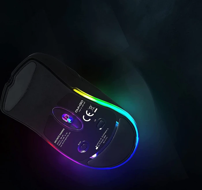 Deltaco DM430 Wireless Gaming Mouse schwarz, USB