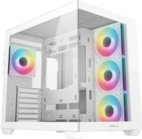DeepCool CG530 4F WH, weiß, Glasfenster