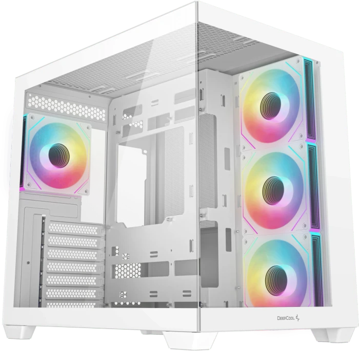 DeepCool CG530 4F WH, weiß, Glasfenster