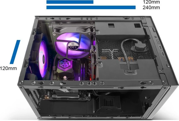 SilverStone Sugo 15, silber, Mini-ITX