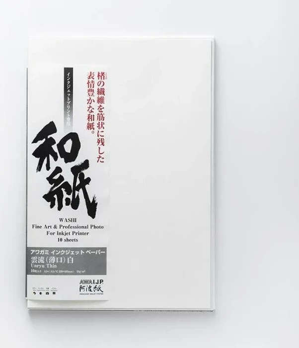 Awagami Unryu Kunstdruckpapier matt, 44", 55g/m², 10 Blatt