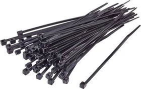 Conrad Electronic TRU Components Polyamid Kabelbinder, 4.6mm, 260mm, schwarz, 100 Stück