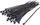 Conrad Electronic TRU Components Polyamid Kabelbinder, 4.6mm, 260mm, schwarz, 100 Stück (TC-BT-260-2.5-UVB)