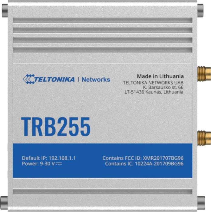 Teltonika TRB255, Industrial, NB-IoT Gateway, Global, Standard package