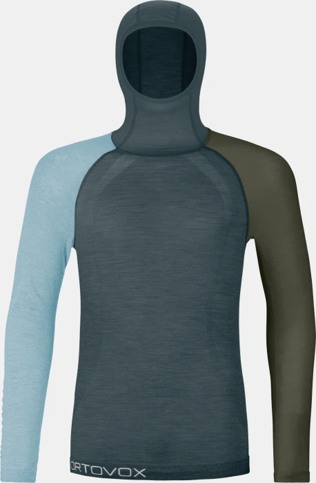 Ortovox 120 Comp Light Hoody Funktionsshirt langarm dark arctic grey (Herren)