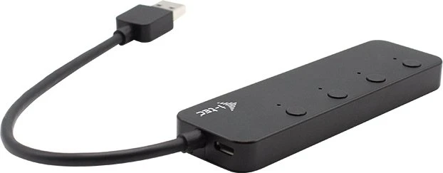i-tec USB-Hub, 4x USB-A 3.0, USB-B 3.0 [Stecker]