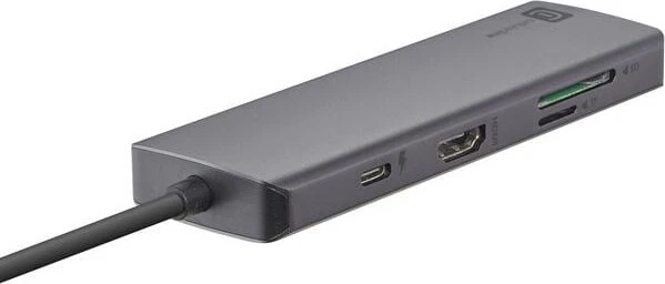 Cellularline Hub Pro mit 9 Anschlüssen, USB-C 3.0 [Stecker]