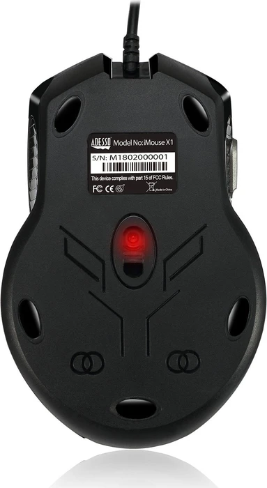 Adesso iMouse X1 Multi-Color 6 Button Gaming Mouse grau, USB