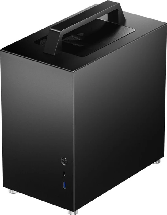 Jonsbo T8 PLUS Black, schwarz, Glasfenster, Mini-ITX