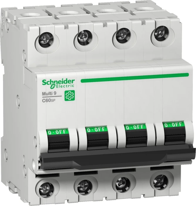 Schneider Electric Multi 9 OEM LS-Schalter C60SP 4-polig 10A B-Char. 10kA 480Y/277V UL1077