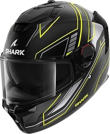 Shark Spartan GT Pro Carbon schwarz/grau/gelb