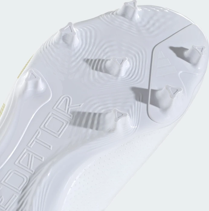 adidas Predator League FG cloud white/gold metallic/sandy beige met (Junior)