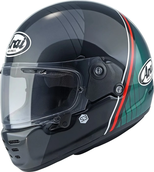 Arai Concept-XE Temu schwarz/grau/grün