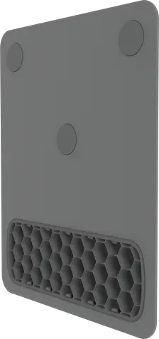 Fellowes Breyta XL Mausepad mit Handgelenkauflage, 280x210mm, grau