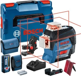 Bosch Professional GLL 3-80 C Akku-/Batterie-Linienlaser inkl. L-Boxx + Akku 2.0Ah