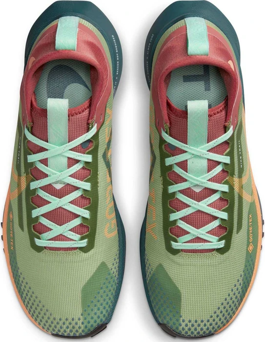 Nike React Pegasus Trail 4 Gore-Tex alligator/mint foam/canyon rust/orange trance (Damen)