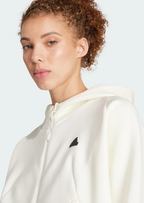 adidas Z.N.E. Zip Hoodie off white (Damen)
