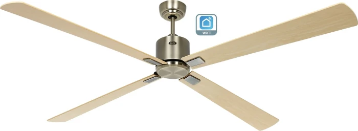 CasaFan Eco Neo III 180 MA-AH/BU WiFi Deckenventilator ahorn/buche/messing antik