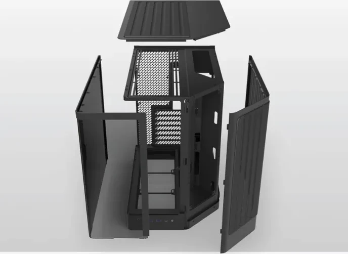 NZXT H6 RGB+ [2026] Black, Glasfenster