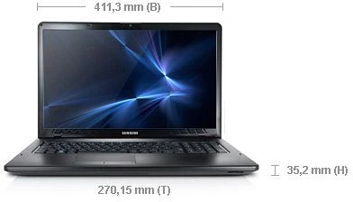 Samsung 350E7C, schwarz, Core i5-3210M, 8GB RAM, 500GB HDD, Radeon HD 7670M, DE