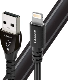 Audioquest Carbon USB-A/Lightning Kabel, 0.75m schwarz