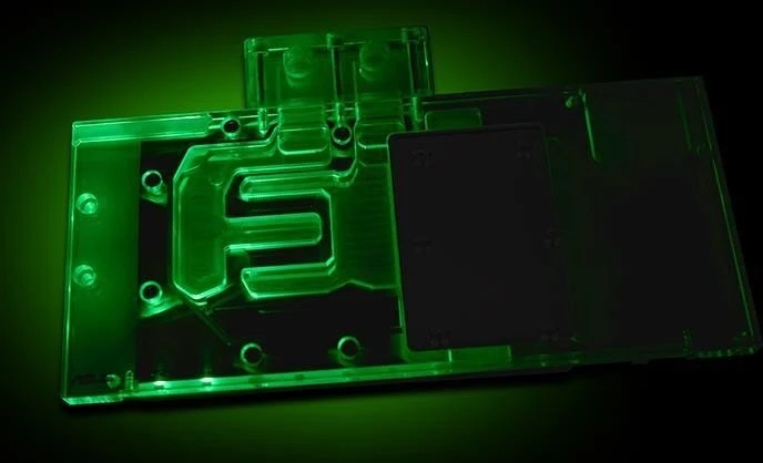 Thermaltake Pacific V-RTX 2080 Plus ASUS ROG GPU Block mit Backplate, transparent
