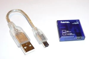 Hama Dual-Slot-Cardreader, USB 2.0 Mini-B [Buchse]