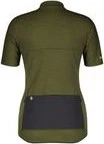 Scott Gravel Merino Trikot kurzarm fir green/bitter yellow (Damen)