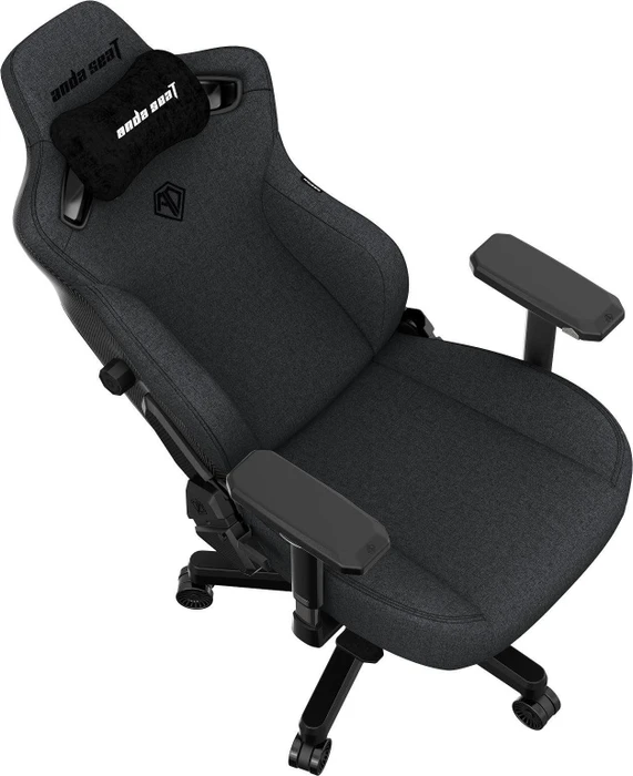Anda Seat Kaiser 3 Premium L Gamingstuhl, Carbon Black, Stoff dunkelgrau