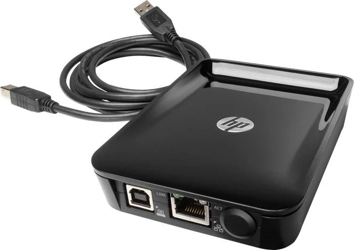 HP JetDirect, USB/LAN