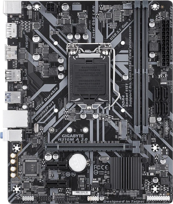 GIGABYTE H310M A 2.0 (Intel 1151 v2)