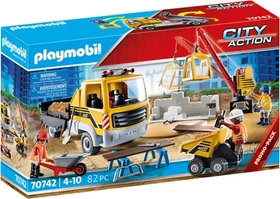 playmobil City Action Baustelle mit Kipplaster