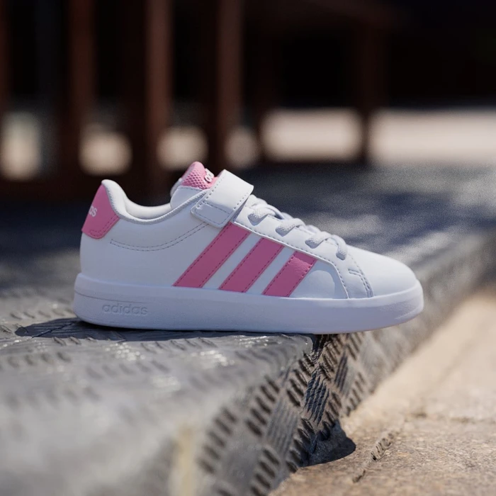 adidas Grand Court 3.0 cloud white/bliss pink (Junior)