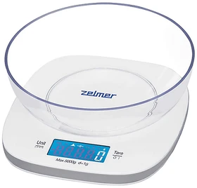 Zelmer ZKS1450 digitale Küchenwaage silber/weiß