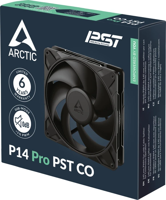 ARCTIC P14 Pro PST CO, schwarz, 140mm