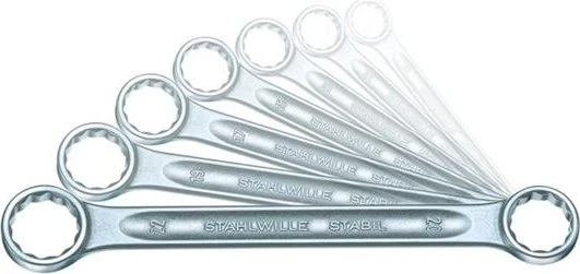 Stahlwille Stabil 21/10 Doppelringschlüssel Schraubenschlüsselsatz, 10-tlg.