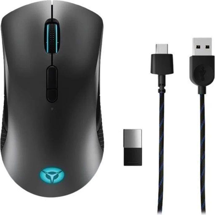 Lenovo Legion M600 Wireless Gaming Mouse, Black/Iron Grey, USB/Bluetooth