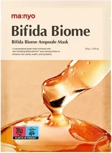 ma:nyo Bifida Biome Ampoule Soothing Sheet Mask, 30g
