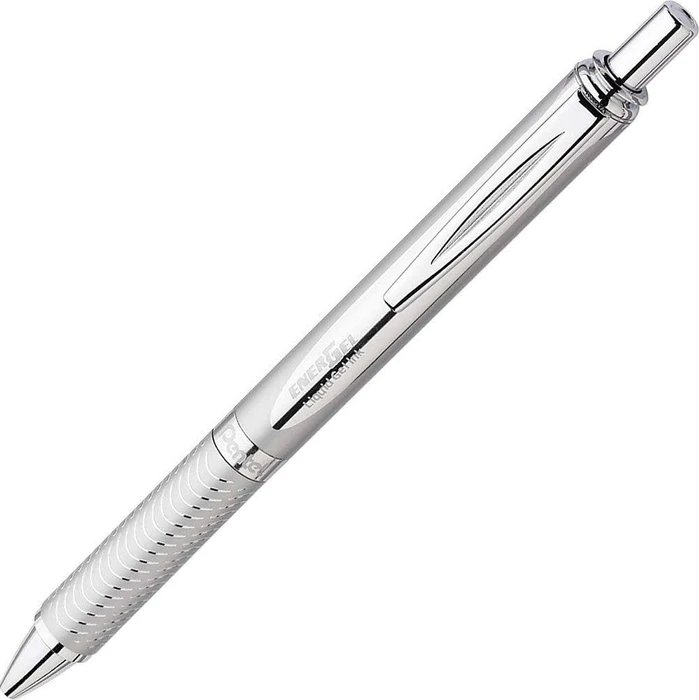 Pentel EnerGel Sterling BL407 Gelroller silber