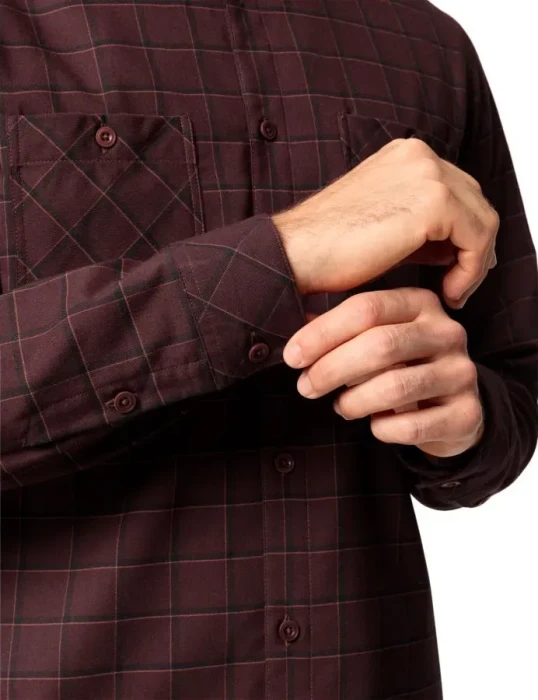Vaude Jerpen IV Hemd langarm dark oak (Herren)