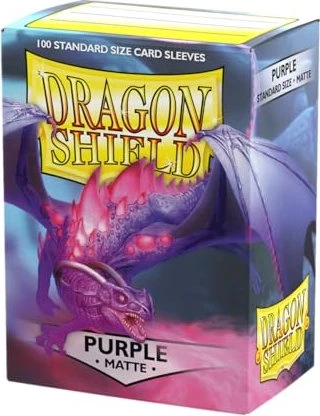Dragon Shield Matte Sleeves Standard purple, 100 Stück