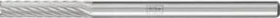 Pferd ZYAS 0313/3 Z5 stirnverzahnt universal fein HM Fräser, (D)3x13x43mm, 1 Stück