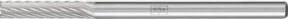 Pferd ZYAS 0313/3 Z5 stirnverzahnt universal fein HM Fräser, (D)3x13x43mm, 1 Stück