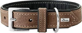Hunter Porto Hundehalsband, Leder, nachhaltig, 35 (XS-S), tabak/cognac