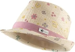 Sterntaler Strohhut mit Blumen un UV Schutz 50 Hut sand (Junior)