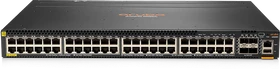 HPE Aruba CX 6300 Series 6300M Rackmount Gigabit Managed Switch, 48x RJ-45, 4x SFP56, 1440W PoE+ (JL661A)