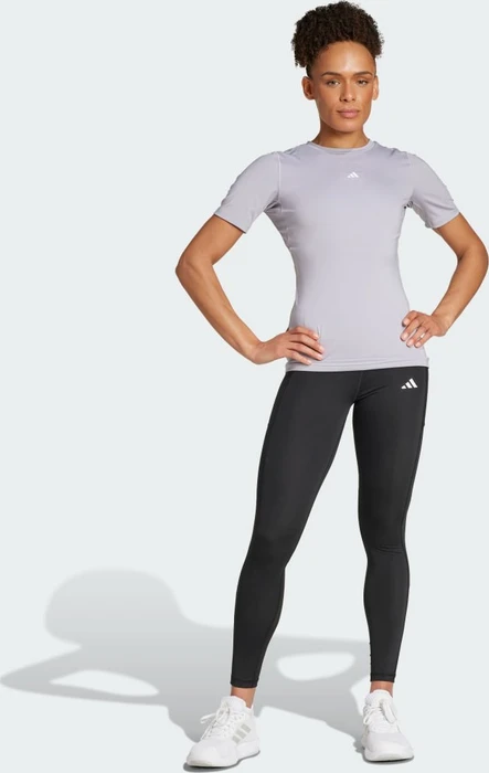 adidas Techfit Training Kompressionsshirt kurzarm glory grey (Damen)